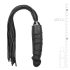 Easytoys Flogger - piska och silikon dildo i ett (svart)