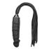Easytoys Flogger - piska och silikon dildo i ett (svart)