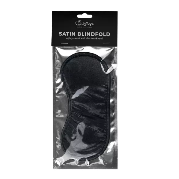 Easytoys - ögonmask - satin - svart