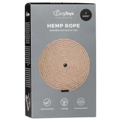 Easytoys - bondage rep - hampa - 5 meter - naturfärg