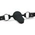Easytoys - Munstycke med inre dildo (svart)