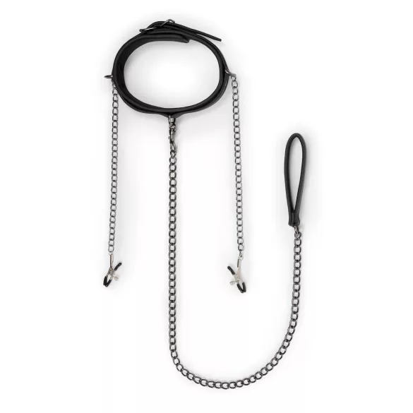 Easytoys - bröstklämmor och halsband med koppel - 4 delar