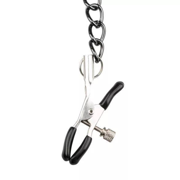 Easytoys - bröstklämmor och halsband med koppel - 4 delar