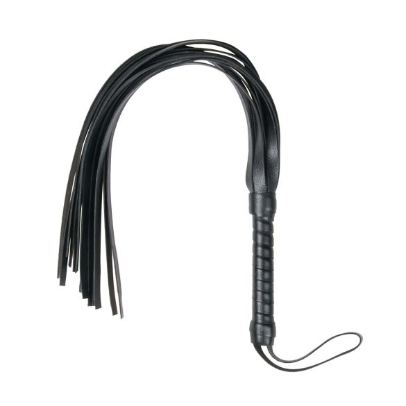 Easytoys Flogger - mjuk konstläderpiska (svart)