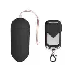 Easytoys - vibrerande ägg med fjärrkontroll - svart
