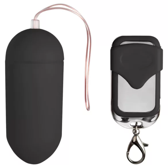 EasyToys - bärbart vibratorägg med fjärrkontroll (svart)