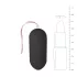 EasyToys - bärbart vibratorägg med fjärrkontroll (svart)