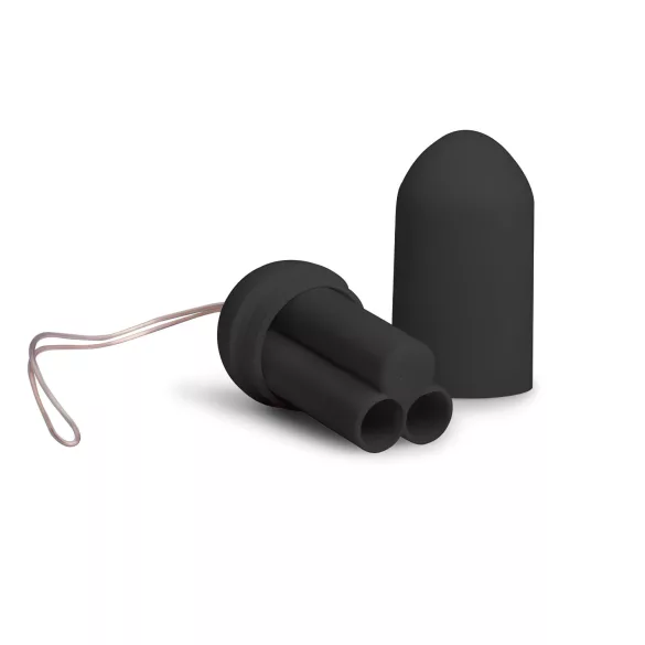 EasyToys - bärbart vibratorägg med fjärrkontroll (svart)