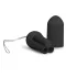 EasyToys - bärbart vibratorägg med fjärrkontroll (svart)