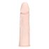 Flesh - förlängande penisöverdrag (naturlig) - 18 cm