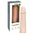 Easytoys - Flesh - penissleeve för förlängning (naturell) - 18 cm