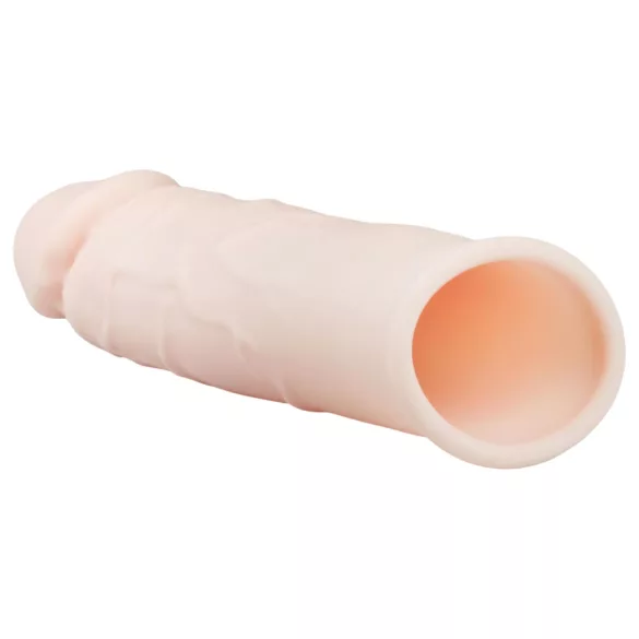 Easytoys - Flesh - penissleeve för förlängning (naturell) - 18 cm