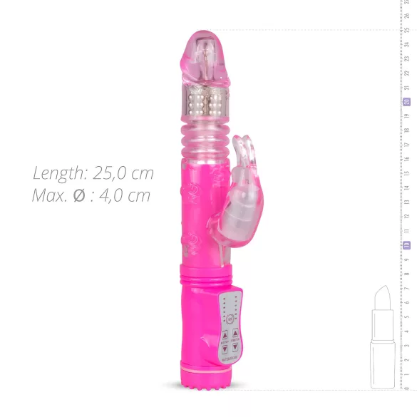 EasyToys Bunny - stötvibrator (rosa)