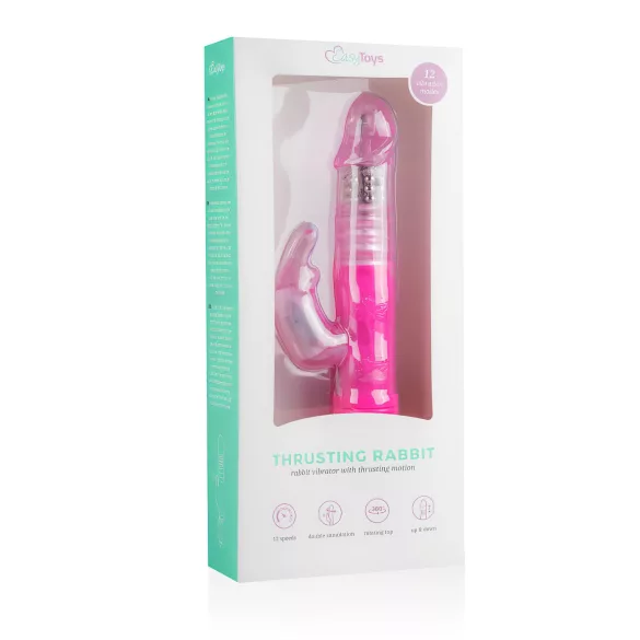 EasyToys Bunny - stötvibrator (rosa)