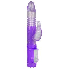 Easytoys Bunny - stötande-roterande vibrator (lila)
