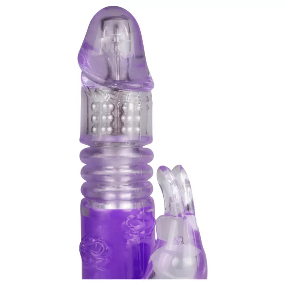 Easytoys Bunny - rabbitvibrator med roterande stötfunktion - lila