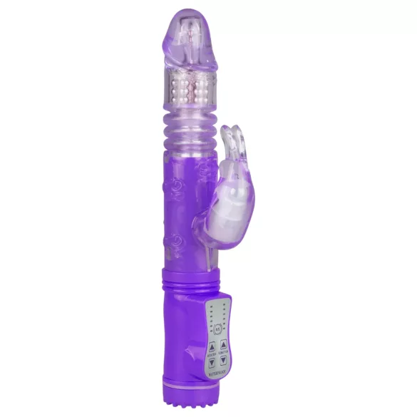 Easytoys Bunny - rabbitvibrator med roterande stötfunktion - lila