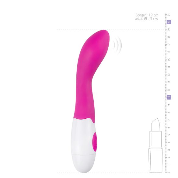 Easytoys - G-punktsvibrator - böjd silikon - rosa