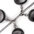 Easytoys - halsband hand- och fotbojor set - svart