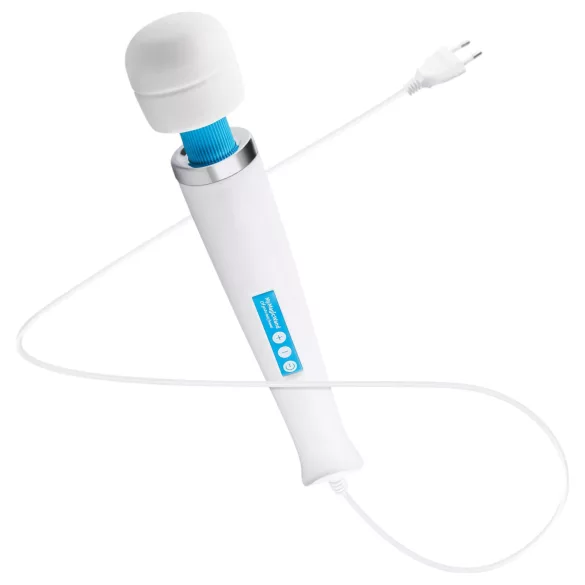 MyMagicWand - kraftfull massagevibrator - vit/blå