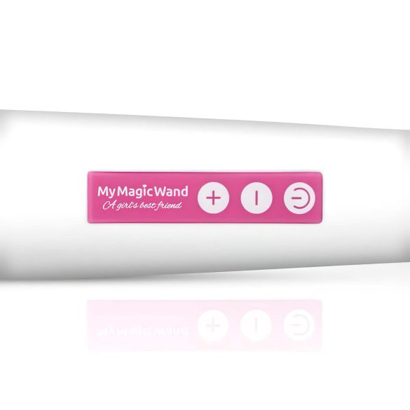 MyMagicWand - massagevibrator med stark motor - vit/rosa