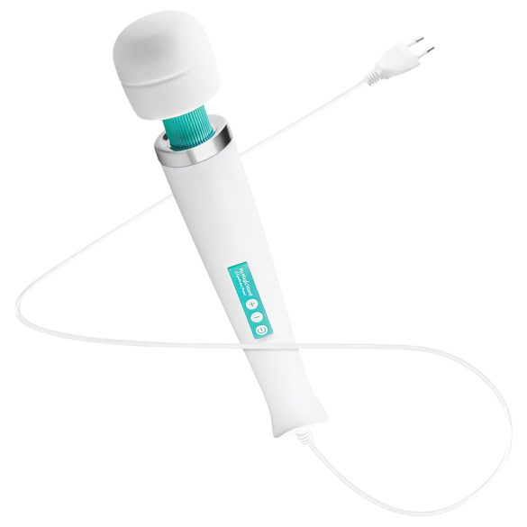 MyMagicWand - massagevibrator med stark motor - vit/turkos