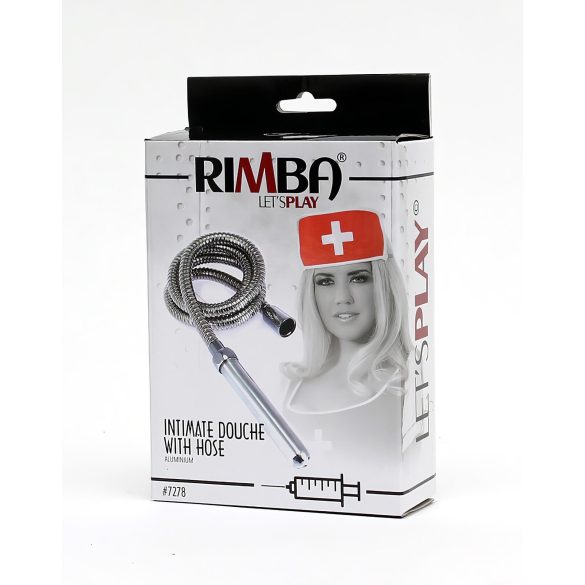 Rimba - analdusch med slang - aluminium - silver