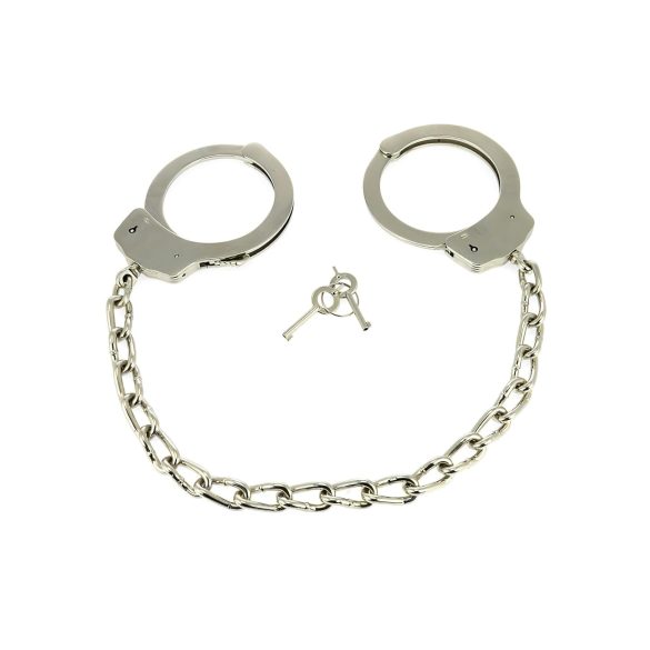 Rimba - Lång kedja, stål fotbojor (silver) - 1 par