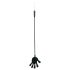 Rimba - silikon ridspö med handform - 40 cm (svart)