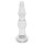 Rimba Dolly - analdildo glas vågig transparent