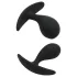 Rimba Copenhagen - analpluggsset (svart, 2 st)