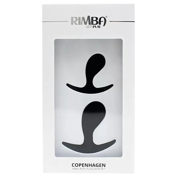 Rimba Copenhagen - analpluggsset (svart, 2 st)