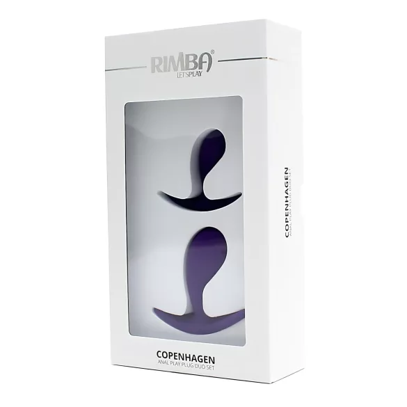 Rimba Copenhagen - Analpluggset (lila, 2 st)