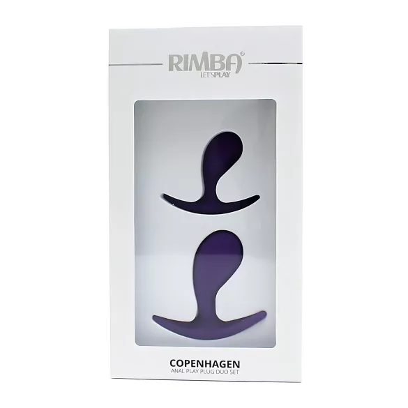 Rimba Copenhagen - Analpluggset (lila, 2 st)