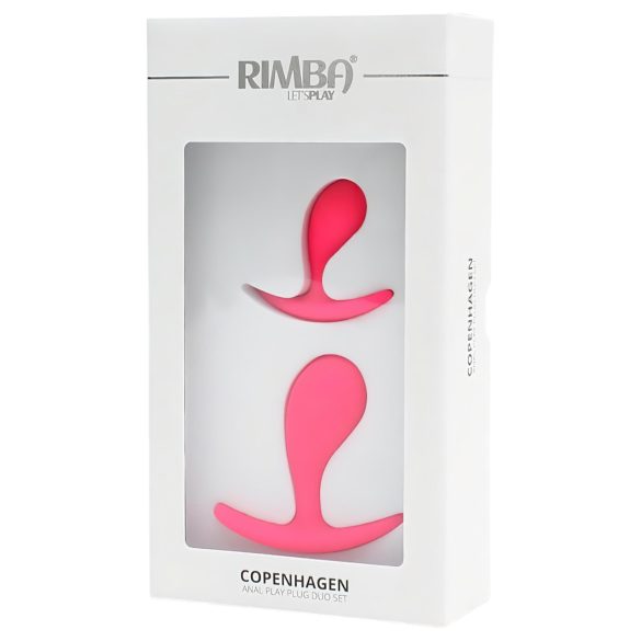 Rimba Copenhagen - analplugg set - 2-pack - rosa