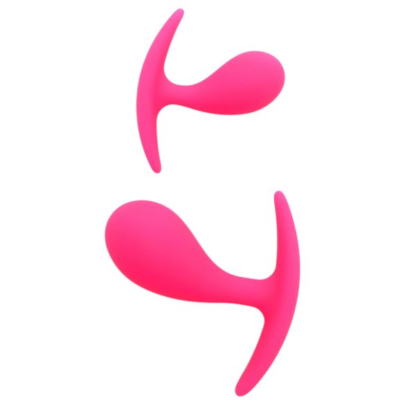 Rimba Copenhagen - analplugg set - 2-pack - rosa