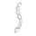 Rimba Xena - dubbelglas dildo (transparent)
