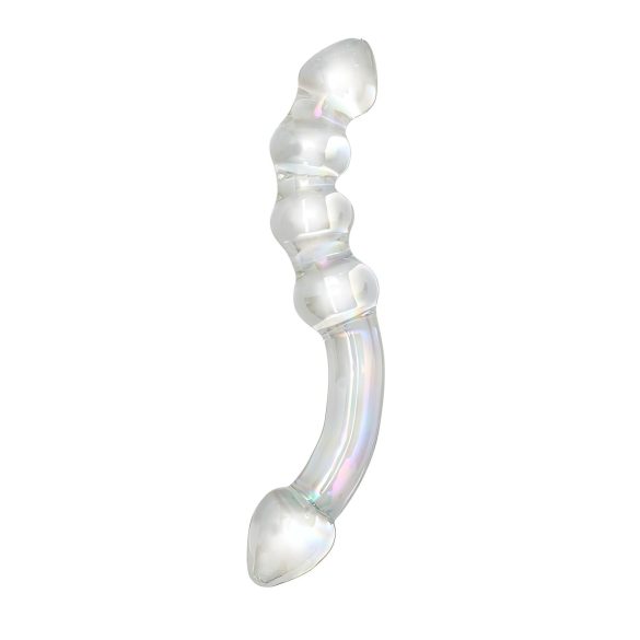 Rimba Xena - dubbelglas dildo (transparent)