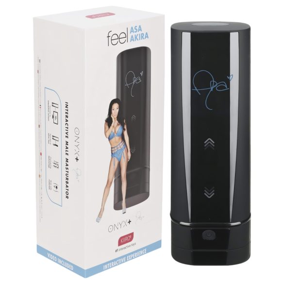 Kiiroo Onyx+ Asa Akira Experience - interaktiv masturbator - svart