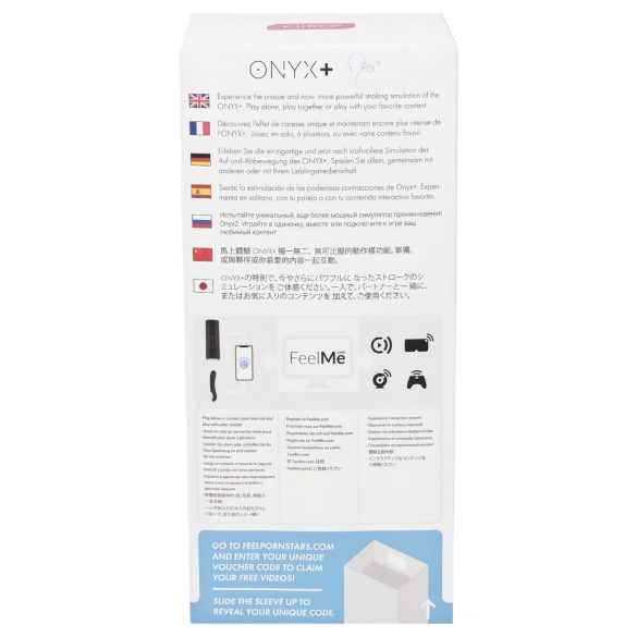 Kiiroo Onyx+ Asa Akira Experience - interaktiv masturbator - svart