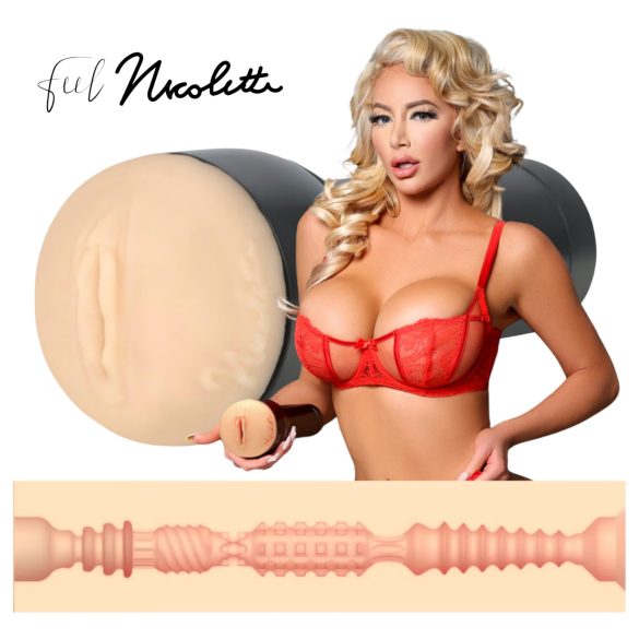 Kiiroo Nicolette Shea - realistisk massagestav (hudfärgad)