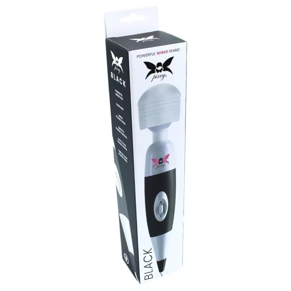 Pixey - trådbunden massagevibrator (svart)