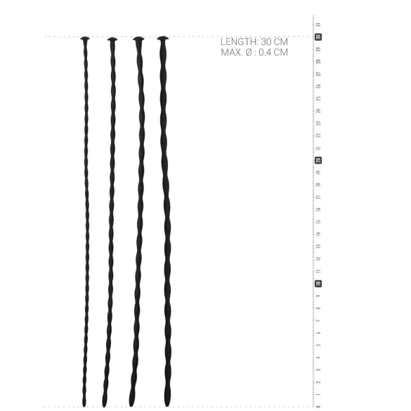 SINNER Gear - silikon dilatorset - svart