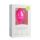 Easytoys Diamond - rosa analplugg med vit sten (medium)