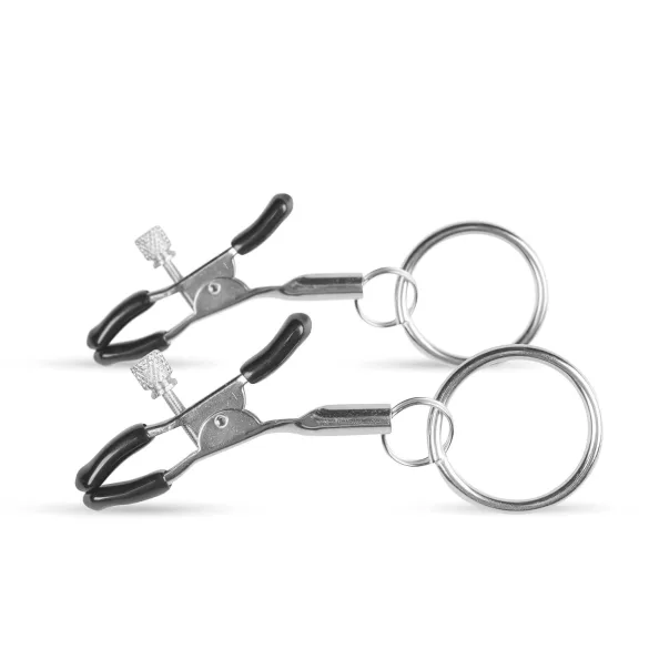 EasyToys - bröstvårtsklämmor med ring - 2 st