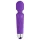 EasyToys - mini wand vibrator - uppladdningsbar massage lila