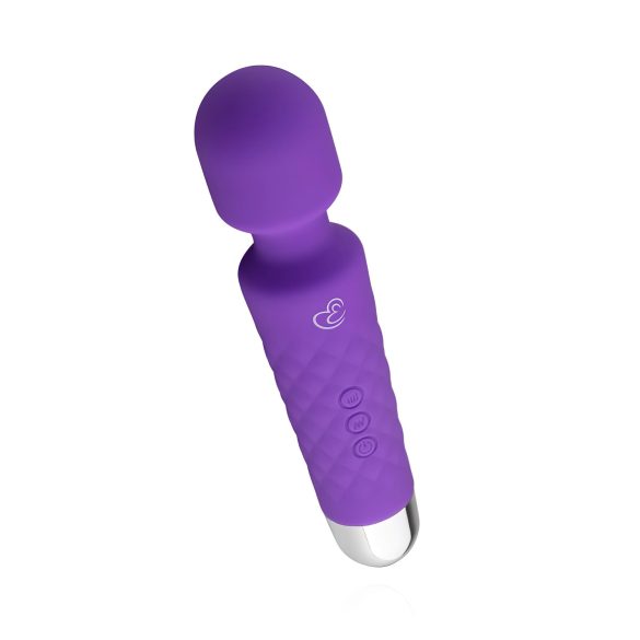 EasyToys - mini wand vibrator - uppladdningsbar massage lila