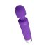 EasyToys - mini wand vibrator - uppladdningsbar massage lila