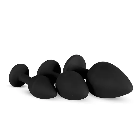 Easytoys Diamond - analpluggsset - svart