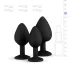Easytoys Diamond - analpluggsset - svart